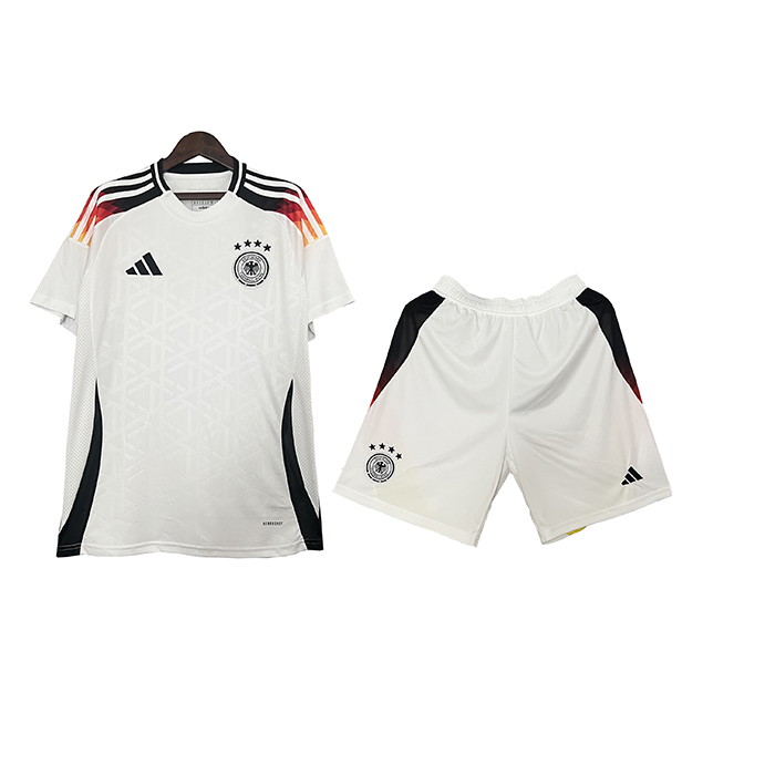 2024 Germany Home White Jersey Kit short Sleeve (Shirt + Short)-8075824