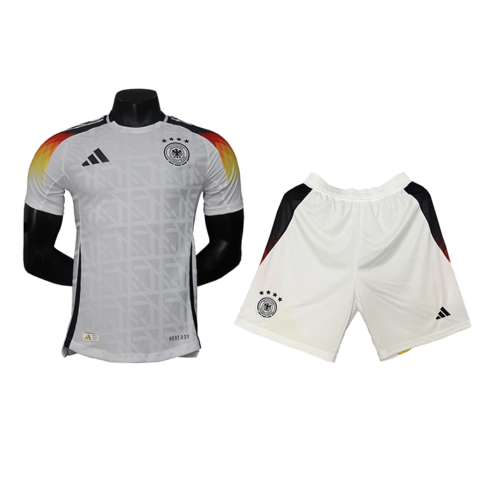 2024 Germany Home White Jersey Kit short Sleeve (Shirt + Short) (Player Version)-2334280