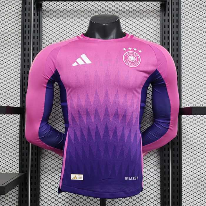 2024 Germany Away Pink Purple Jersey Kit Long sleeve (Player Version)-1441032