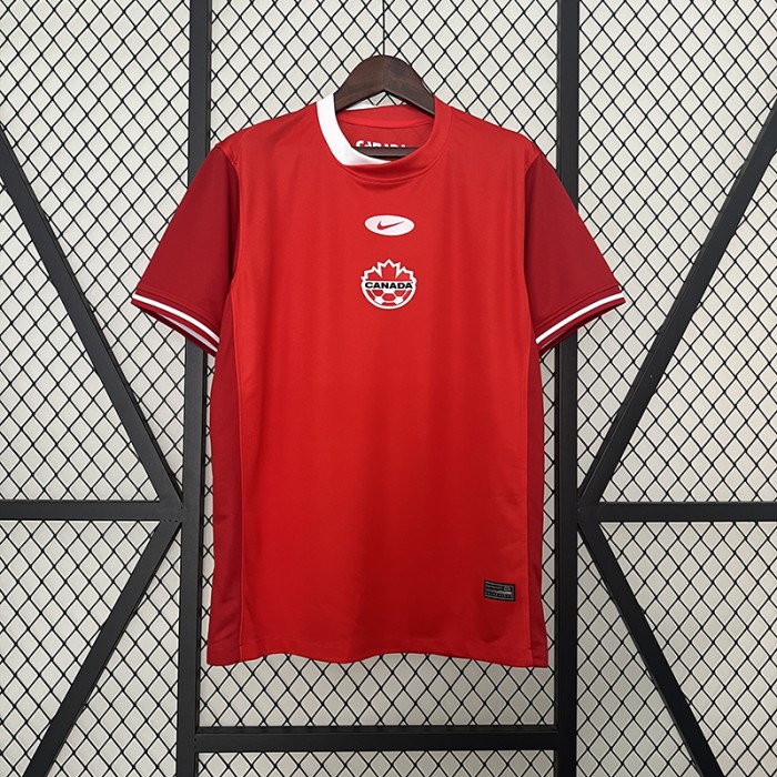 2024 Canada Home Red Jersey Version Short Sleeve-2671508