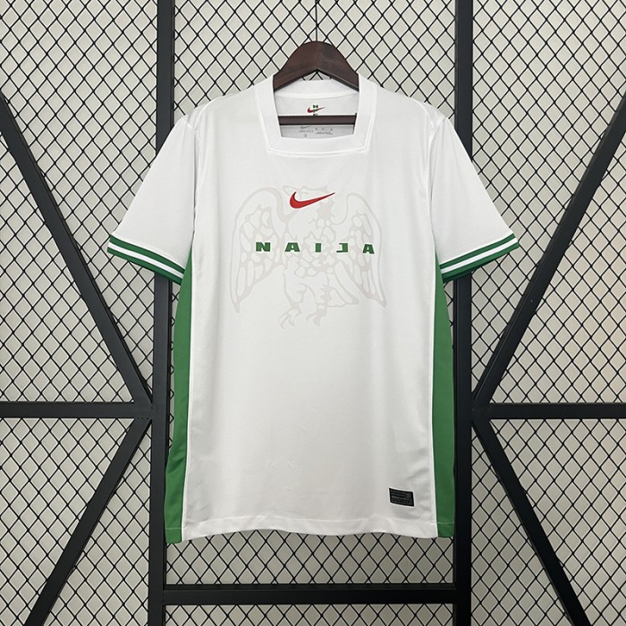 2024 Nigeria Home White Jersey Version Short Sleeve-8700090