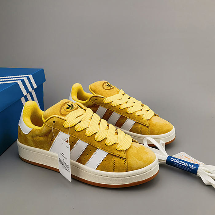 Campus Running Shoes-Yellow/White-3828413