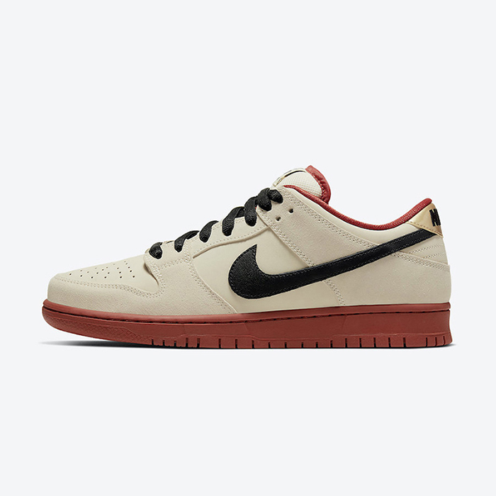 SB Dunk Low “Muslin” Running Shoes-Khkai/Brown-3293919