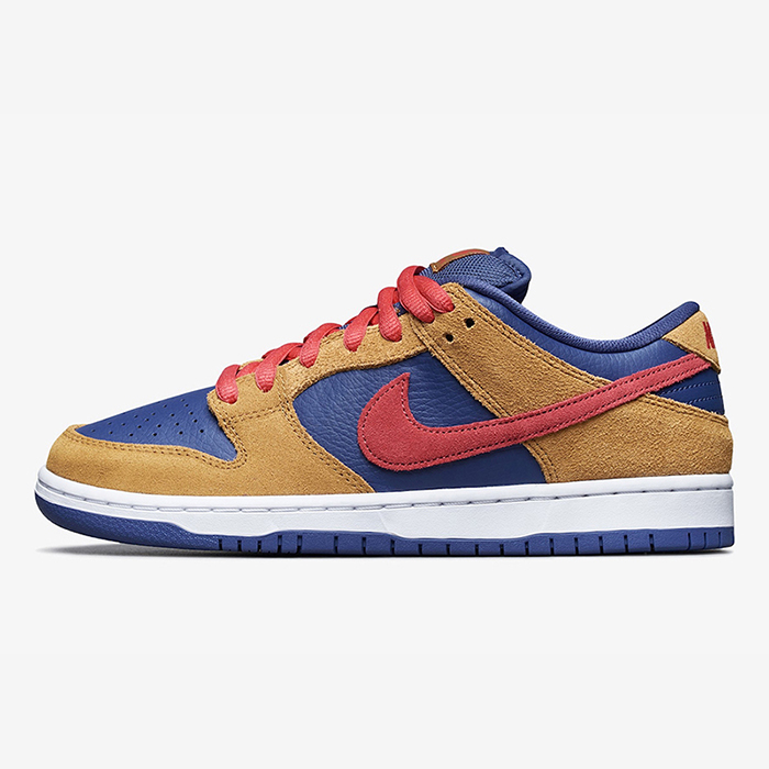 SB Dunk Low Reverse Papa Bear Wheat Brown Running Shoes-Khaki/Blue-4803972