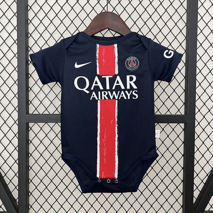 24/25 Paris Saint-Germain PSG Home Wine Red Jersey Version Short Sleeve-8941115