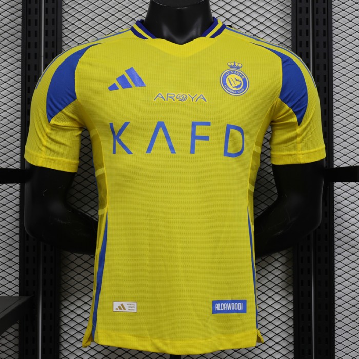 24/25 Al-Nassr FC Riyadh Victory Home Yellow Jersey Version Short Sleeve (Player Version)-4665635