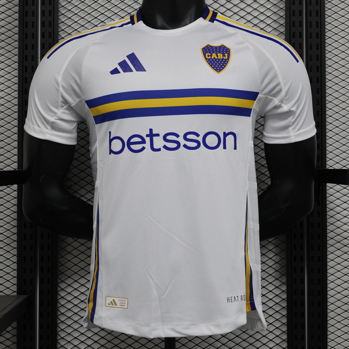 24/25 Boca Juniors Away White Blue Jersey Version Short Sleeve (Player Version)-471496