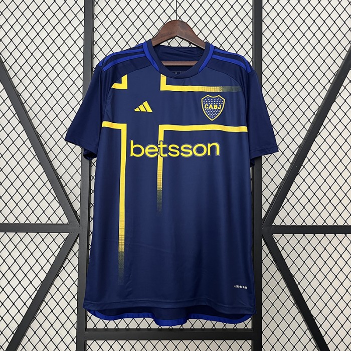 24/25 Boca Juniors Third Away Navy Blue Jersey Kit Short Sleeve-758561
