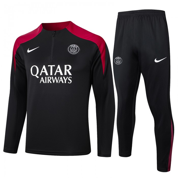 24/25 Paris Saint-Germain PSG Black Edition Classic Jacket Training Suit (Top+Pant)-3509544