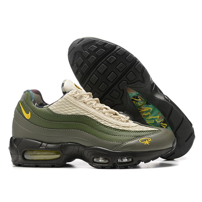 Air Max 95 Running Shoes-Green/Khaki-8807829