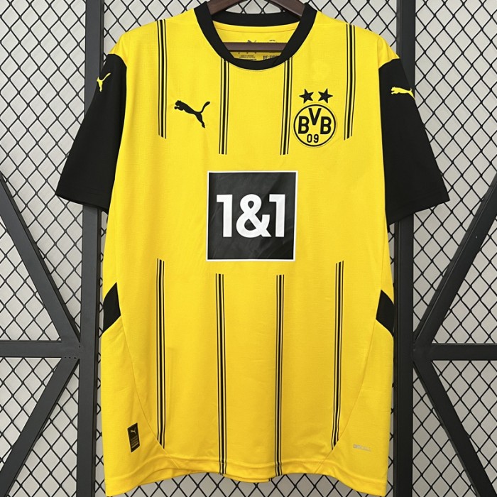 24/25 Borussia Dortmund Home Yellow Black Jersey Kit short sleeve-7657928