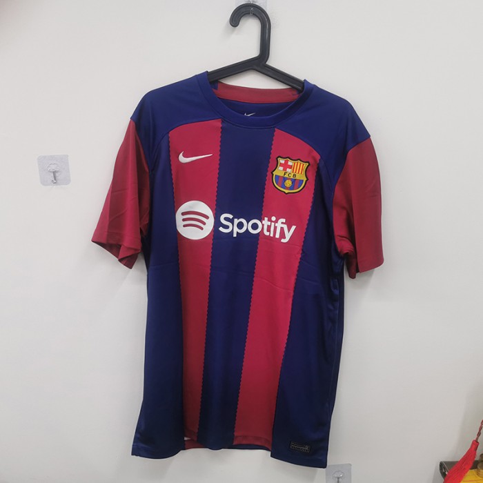 STOCK CLEARANCE [SIZE XL] 23/24 Barcelona Home Blue Red Jersey Kit short sleeve-1792580