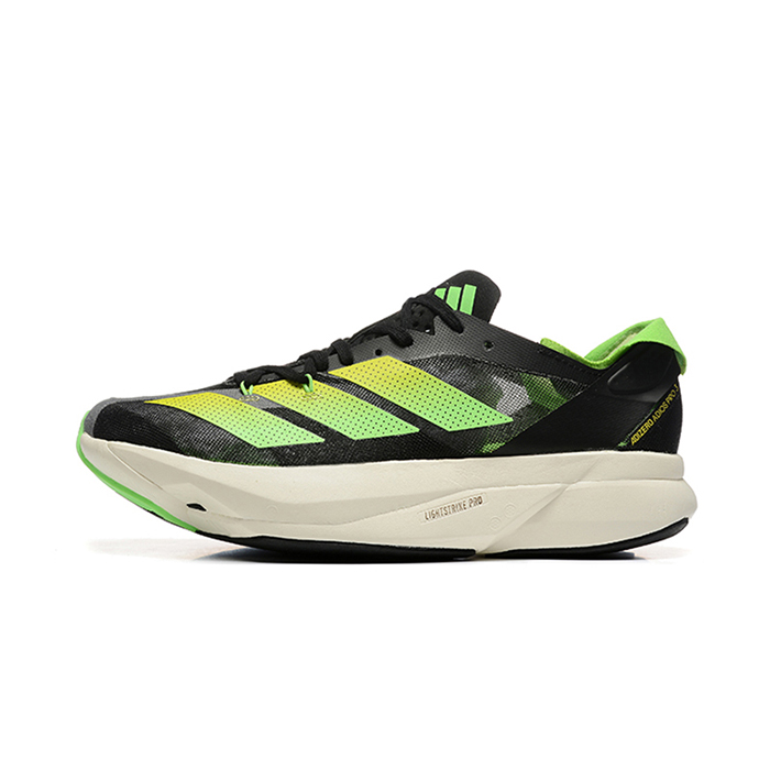 Adizero Adios Por3 Running Shoes-Black/Green-2548755