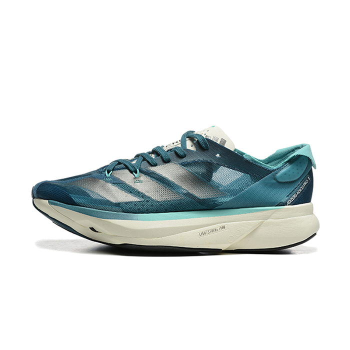 Adizero Adios Por3 Running Shoes-Green/Silver-6286064