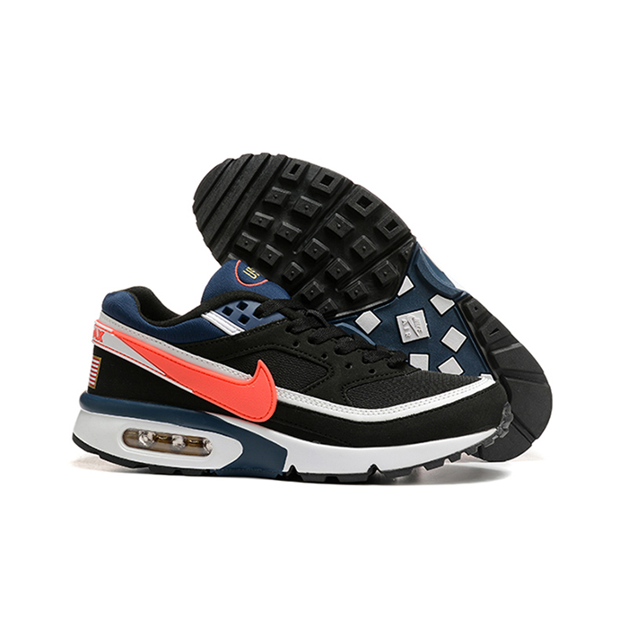 Air Max Running Shoes-Navy Blue/White-4054977