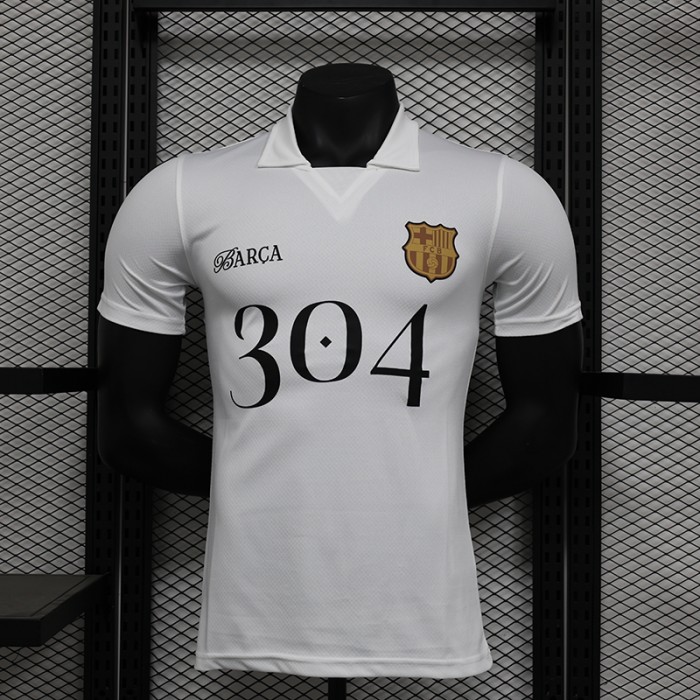24/25 Barcelona Special Edition White Jersey Kit short sleeve (Player Version)-9694175