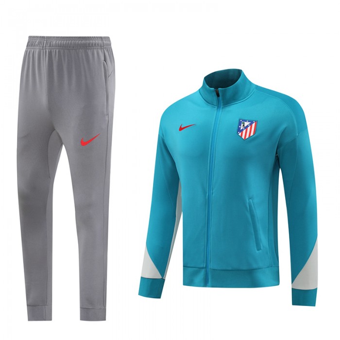 24/25 Atletico Madrid Green Edition Classic Jacket Training Suit (Top+Pant)-6888920