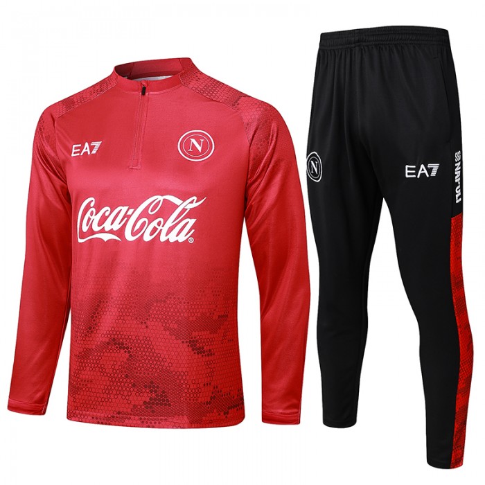24/25 Napoli Red Edition Classic Jacket Training Suit (Top+Pant)-6853194
