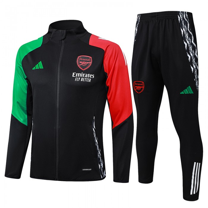 24/25 Arsenal Black Edition Classic Jacket Training Suit (Top+Pant)-2838164