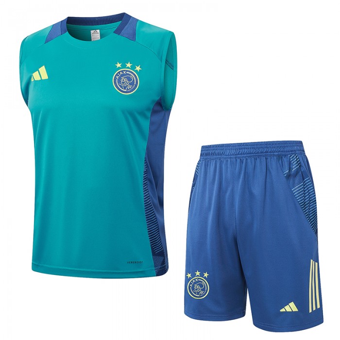 24/25 Ajax Green Training jersey Kit Sleeveless Vest (Vest + Short)-9790726