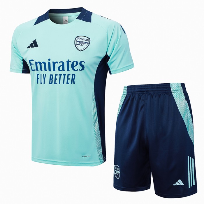 24/25 Arsenal Training Blue Jersey Kit short Sleeve (Shirt + Short)-7777929