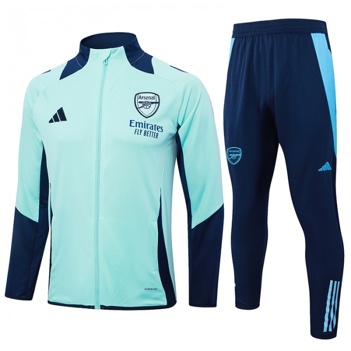 24/25 Arsenal Green Black Edition Classic Jacket Training Suit (Top+Pant)-4669764