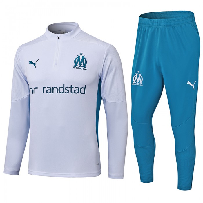 24/25 Marseille Gray Edition Classic Jacket Training Suit (Top+Pant)-2417421