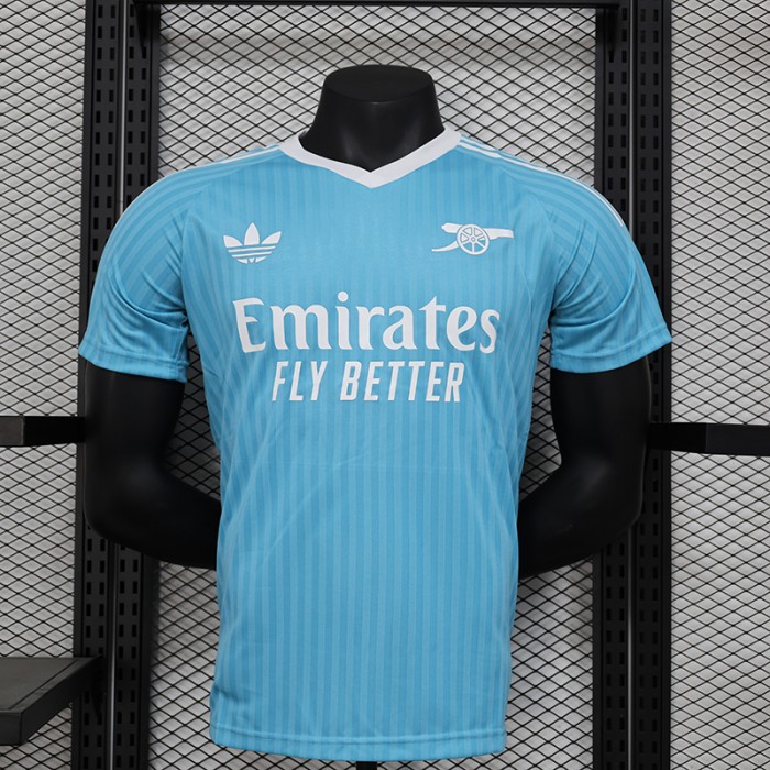24/25 Arsenal Special Edition Blue Jersey Kit Short Sleeve (Player Version)-7353602