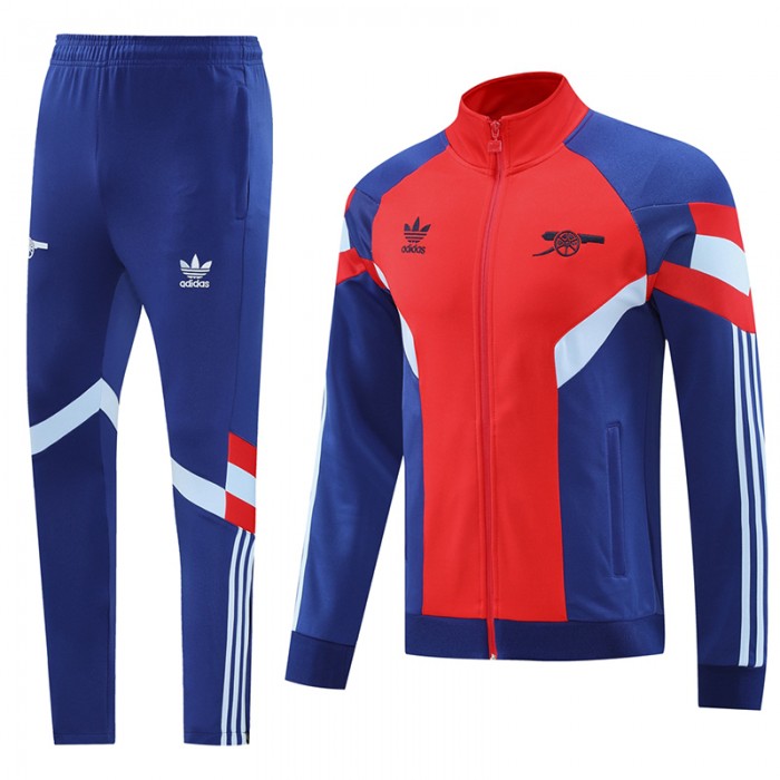 24/25 Arsenal Red Blue Edition Classic Jacket Training Suit (Top+Pant)-5085139