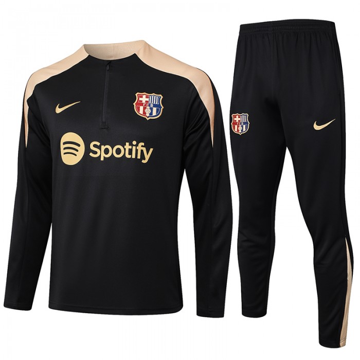 24/25 Barcelona Black Edition Classic Jacket Training Suit (Top+Pant)-8677916