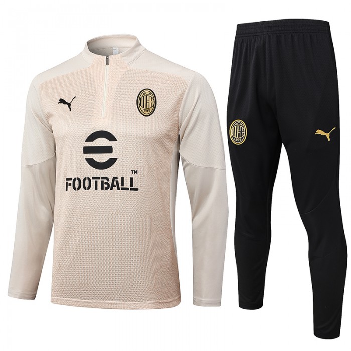 24/25 AC Milan Khaki Edition Classic Jacket Training Suit (Top+Pant)-1470004