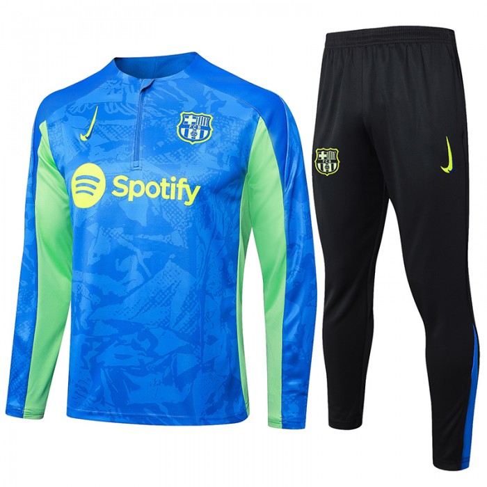24/25 Barcelona Blue Edition Classic Jacket Training Suit (Top+Pant)-8398070