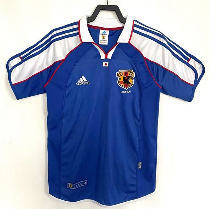 Retro 2000 Japan Home Blue Jersey Version Short Sleeve-7890824