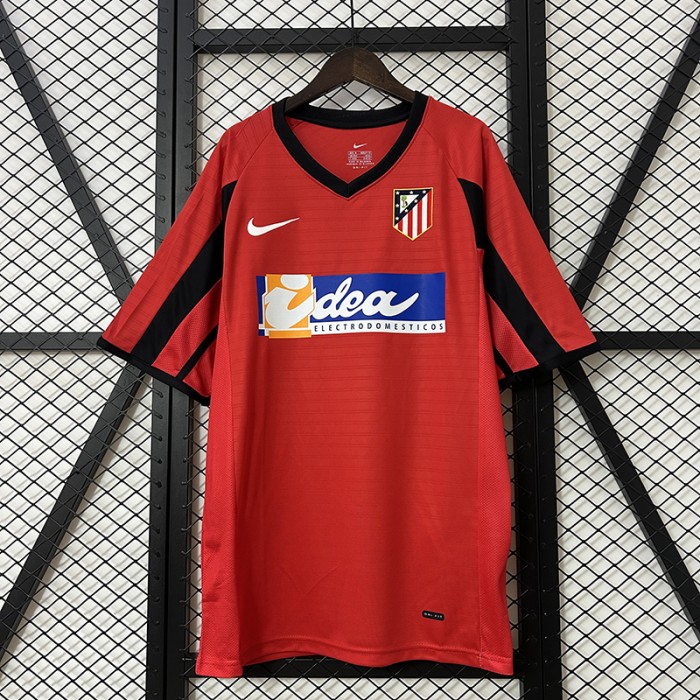 Retro 01/02 Atletico Madrid Away Red Jersey Kit short sleeve-5108873