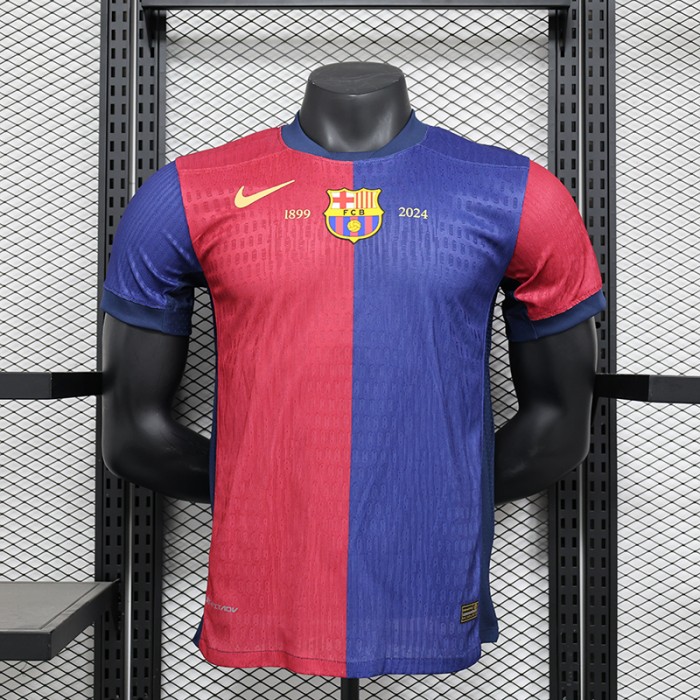 24/25 Barcelona Special Edition Red Blue Jersey Kit short sleeve (Player Version)-1616834