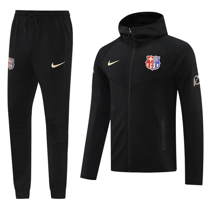 24/25 Barcelona Black Edition Classic Jacket Training Suit (Top+Pant)-8484725