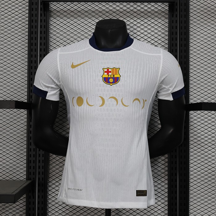24/25 Barcelona Special Edition White Jersey Kit short sleeve (Player Version)-7305682