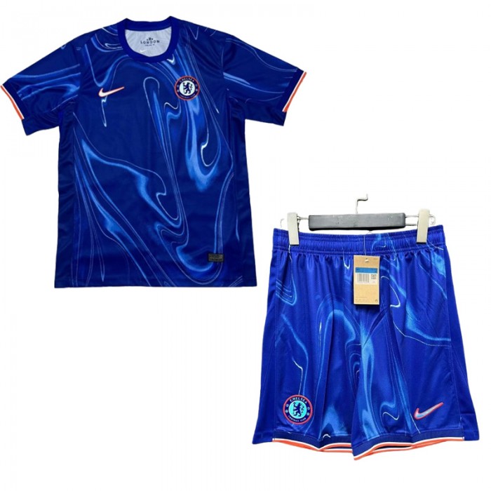 24/25 Chelsea Home Blue Jersey Kit short sleeve(Shirt + Short)-5564485