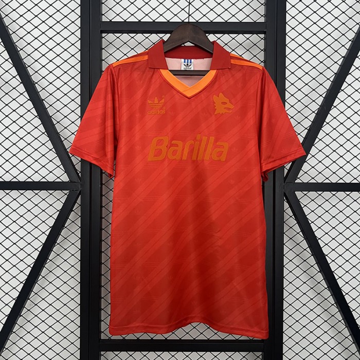 Retro 92/94 Roma Third Away Black Jersey Kit Short Sleeve-2617628