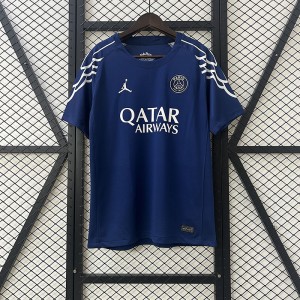 24/25 Paris Saint-Germain PSG Fourth Away Navy Blue Jersey Kit Short Sleeve-2767637