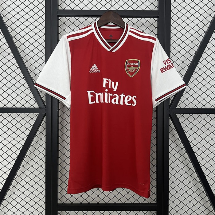 Retro 19/20 Arsenal Home Red Jersey Kit Short Sleeve-4213661