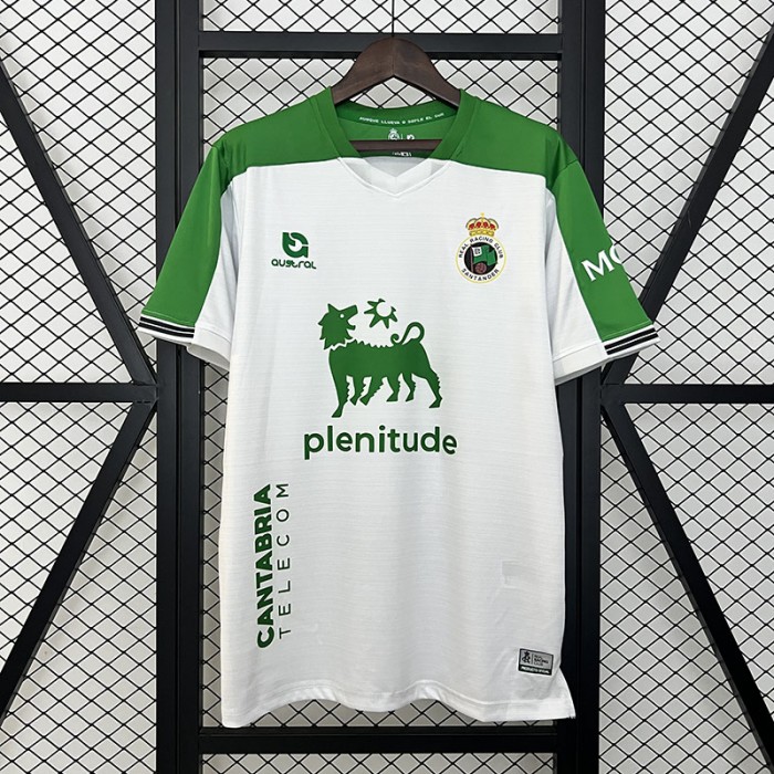 24/25 Santander Home White Green Jersey Kit Short Sleeve-3800440