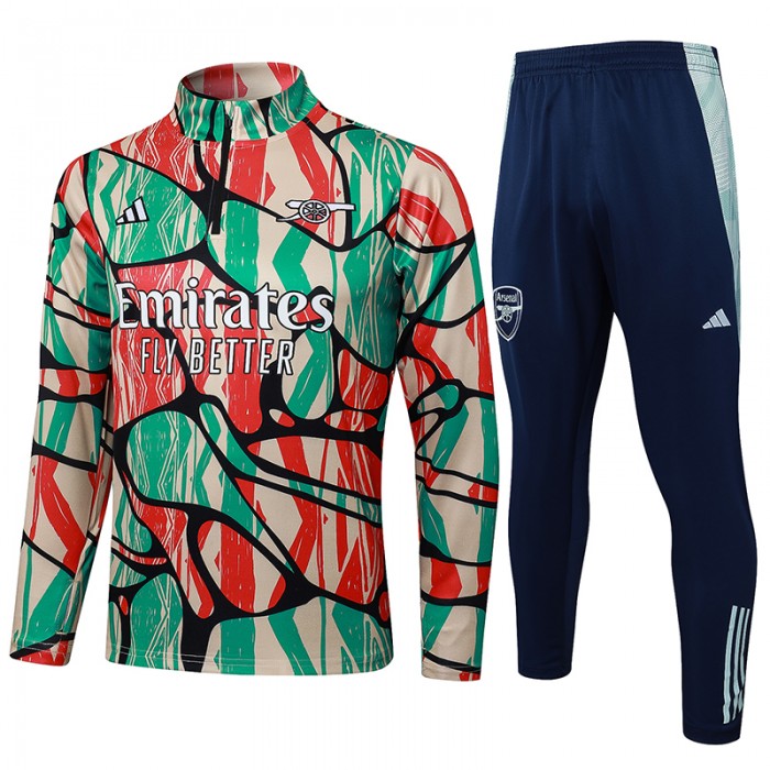24/25 Arsenal Red Green Edition Classic Jacket Training Suit (Top+Pant)-7790150