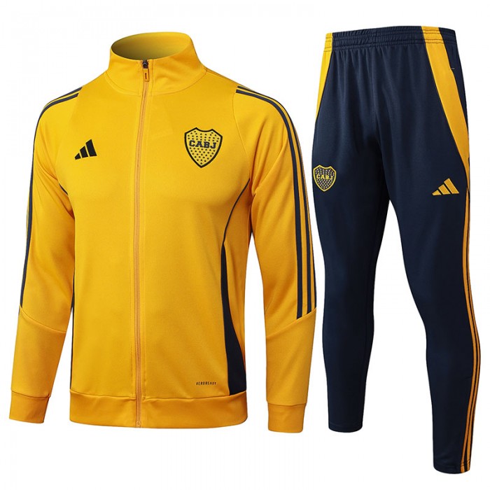 24/25 Boca Juniors Yellow Edition Classic Jacket Training Suit (Top+Pant)-4459682