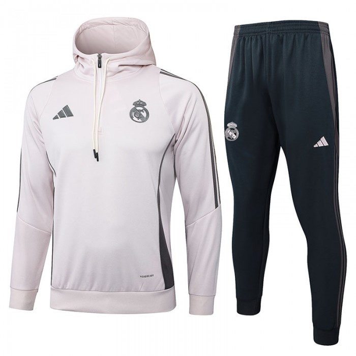 24/25 Real Madrid Khkai Hooded Edition Classic Jacket Training Suit (Top+Pant)-3786167