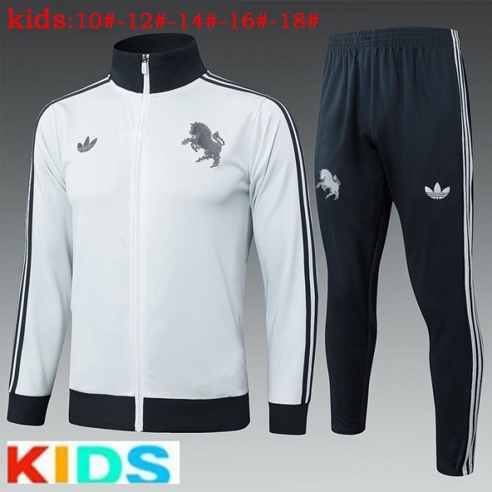 24/25 Kids Juventus Khkai Kids Edition Classic Jacket Training Suit (Top+Pant)-3265228