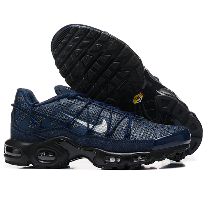 Air Max TN Plus Running Shoes-Navy Blue/White-6256115