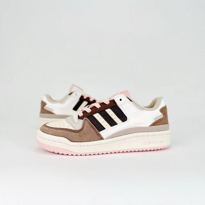 FORUM 84 LOW Running Shoes-White/Brown-5479297