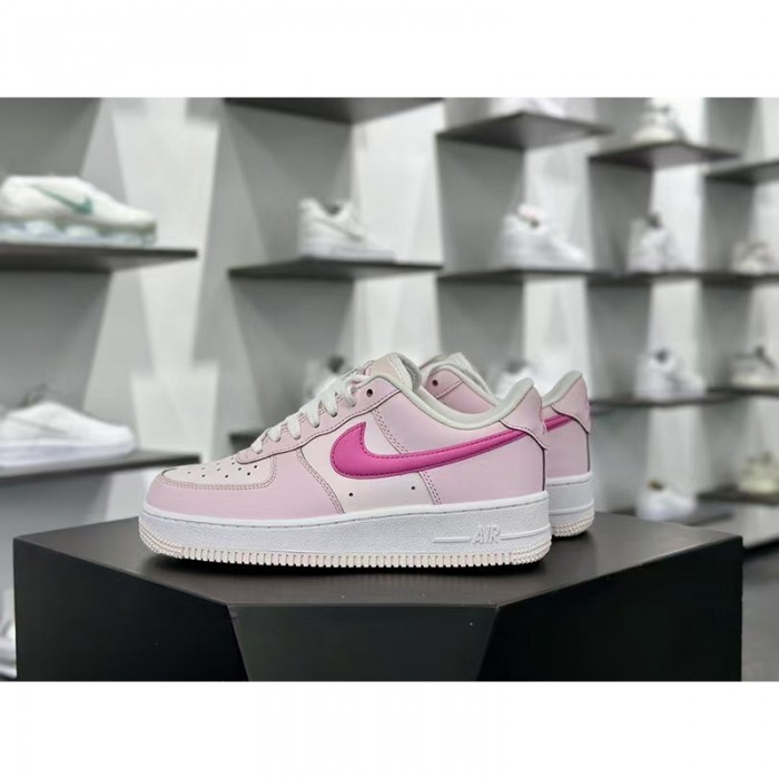 Air Force 1 Low AF1 Women Running Shoes-Pink/Red-571536