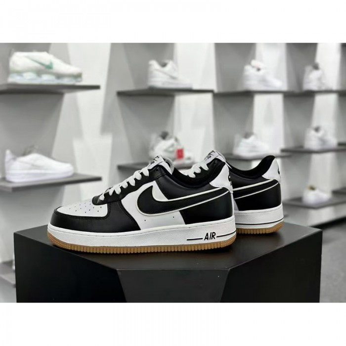 Air Force 1 Low AF1 Running Shoes-Black/White-9065250